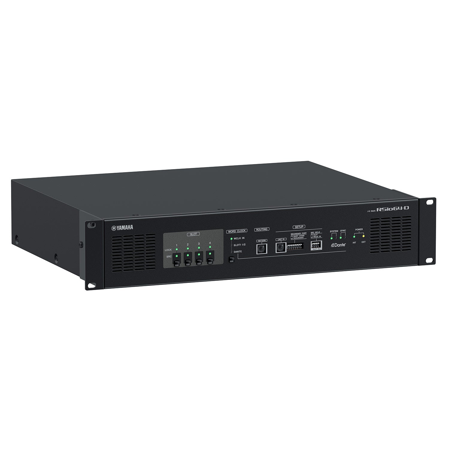 Yamaha RSio64-D Four-Slot Mini YDGAI Card to Dante Interface