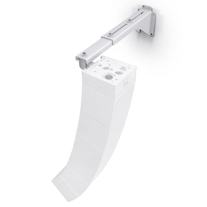 LD Systems CURV 500 WMBL W Curv 500 Tilt / Swivel Wall Mount Bracket for Up to 6 Satellites (White)