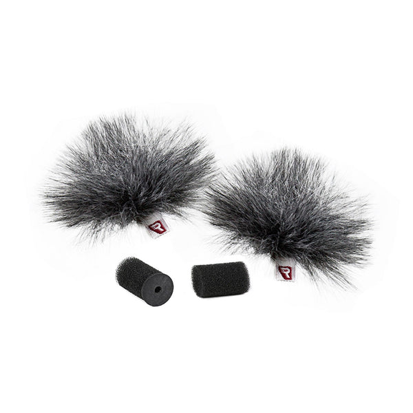 Rycote 75251 Ristretto Mini Lavalier Windjammer (Pair) - Gray