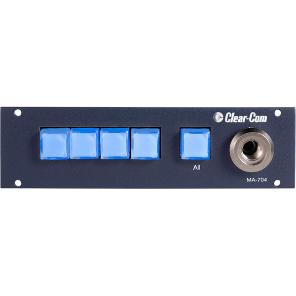 Clear-Com MA-704 Program Interrupt / IFB System Master Control Access Station with Microphone Input