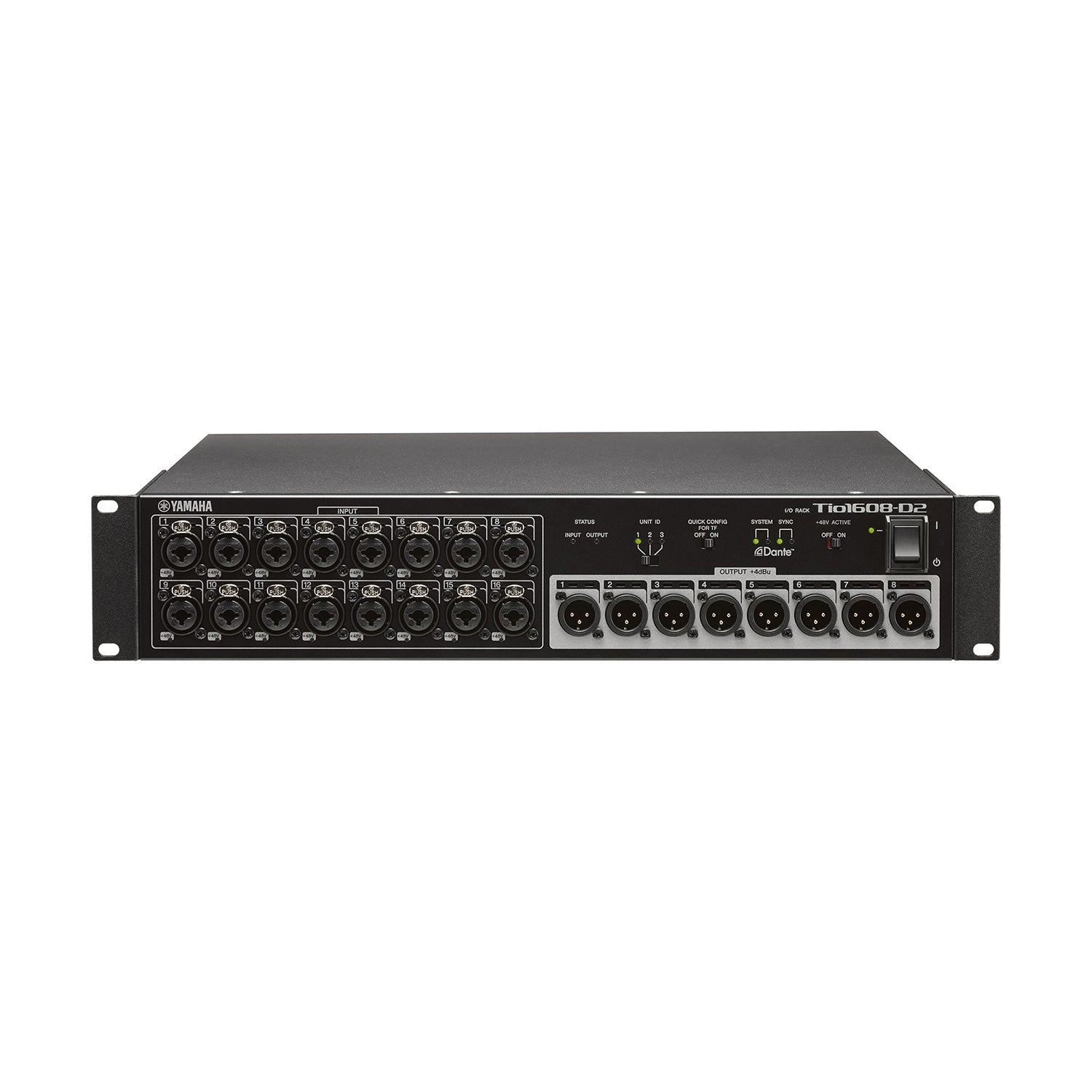 Yamaha Tio1608-D2 - 16-Input 8-Output Dante Stage Box