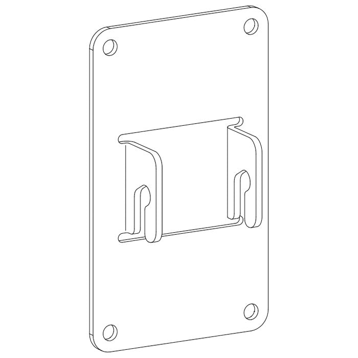 Genelec 8000-438 Horizontal Mounting Plate for 8000-400 Desk Stand
