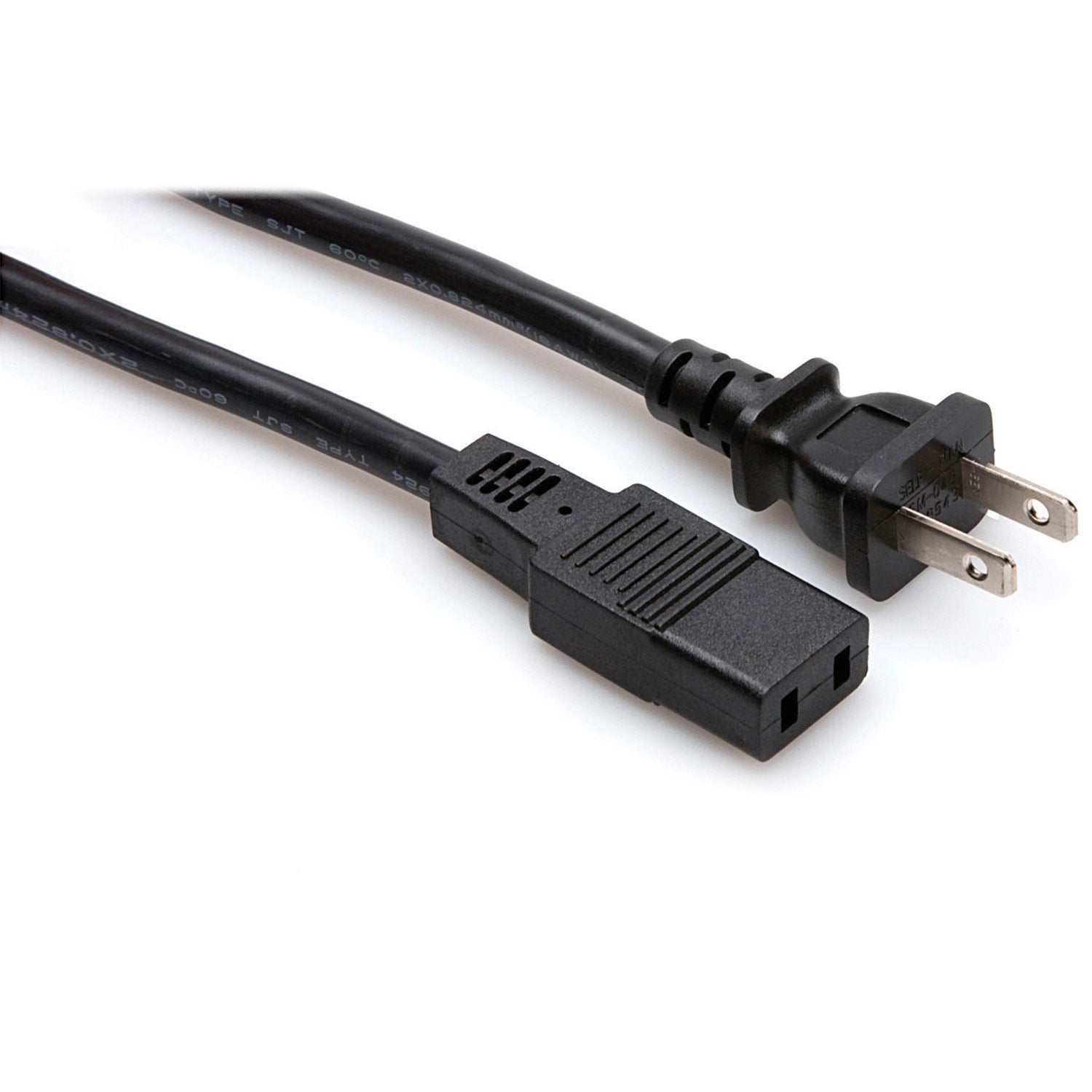 Hosa PWC-178 Power Cord, IEC C9 to NEMA 1-15P, 8 feet