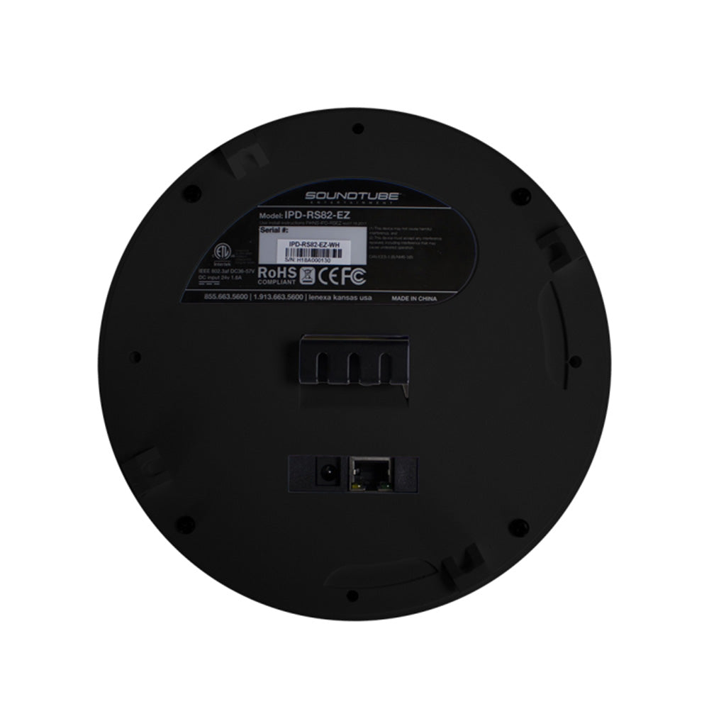 Soundtube IPD-RS82-EZ-BK - Coaxial 8-Inch Dante-Enabled Hanging Loudspeaker (Black)
