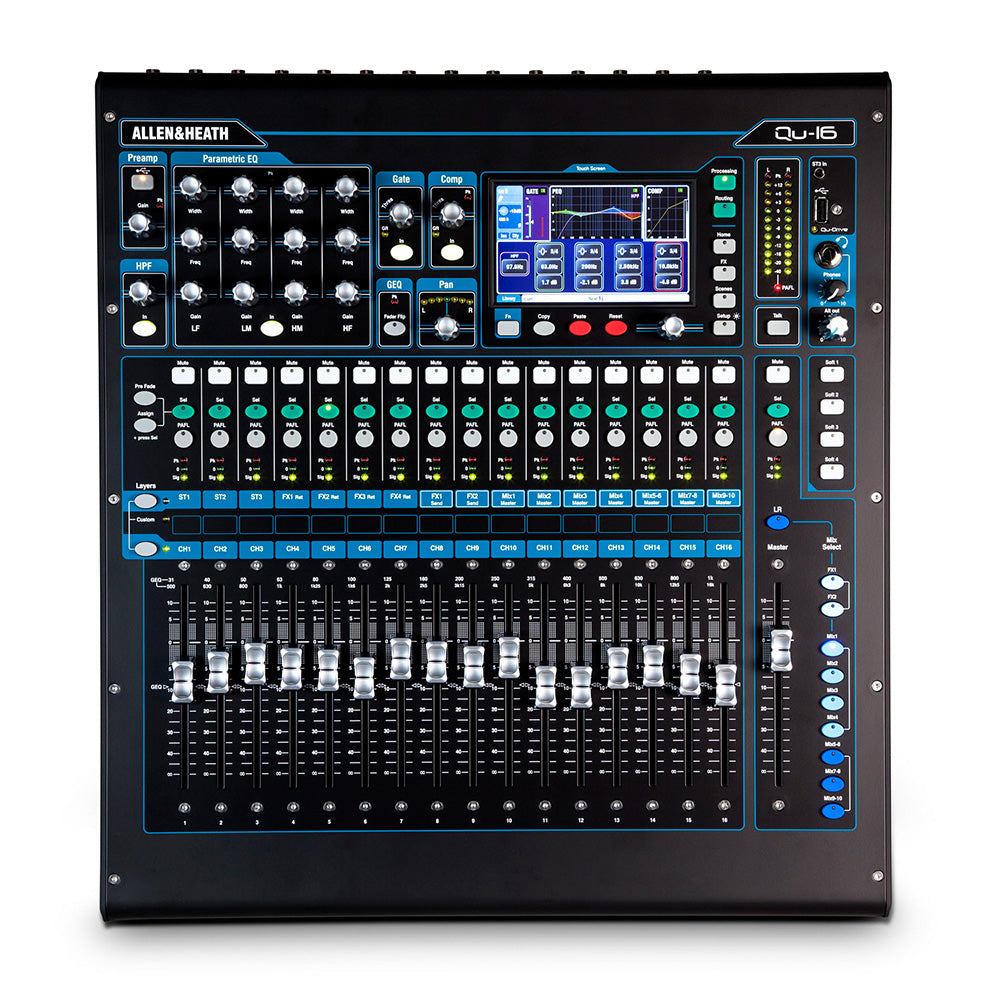 Allen and Heath QU-16 Chrome Edition 16-Channel Digital Mixer