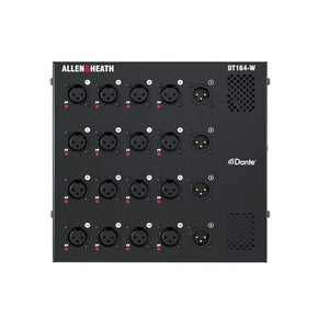 Allen and Heath DT164-W - 16x4 Wall-Mount Stage Box with Dante