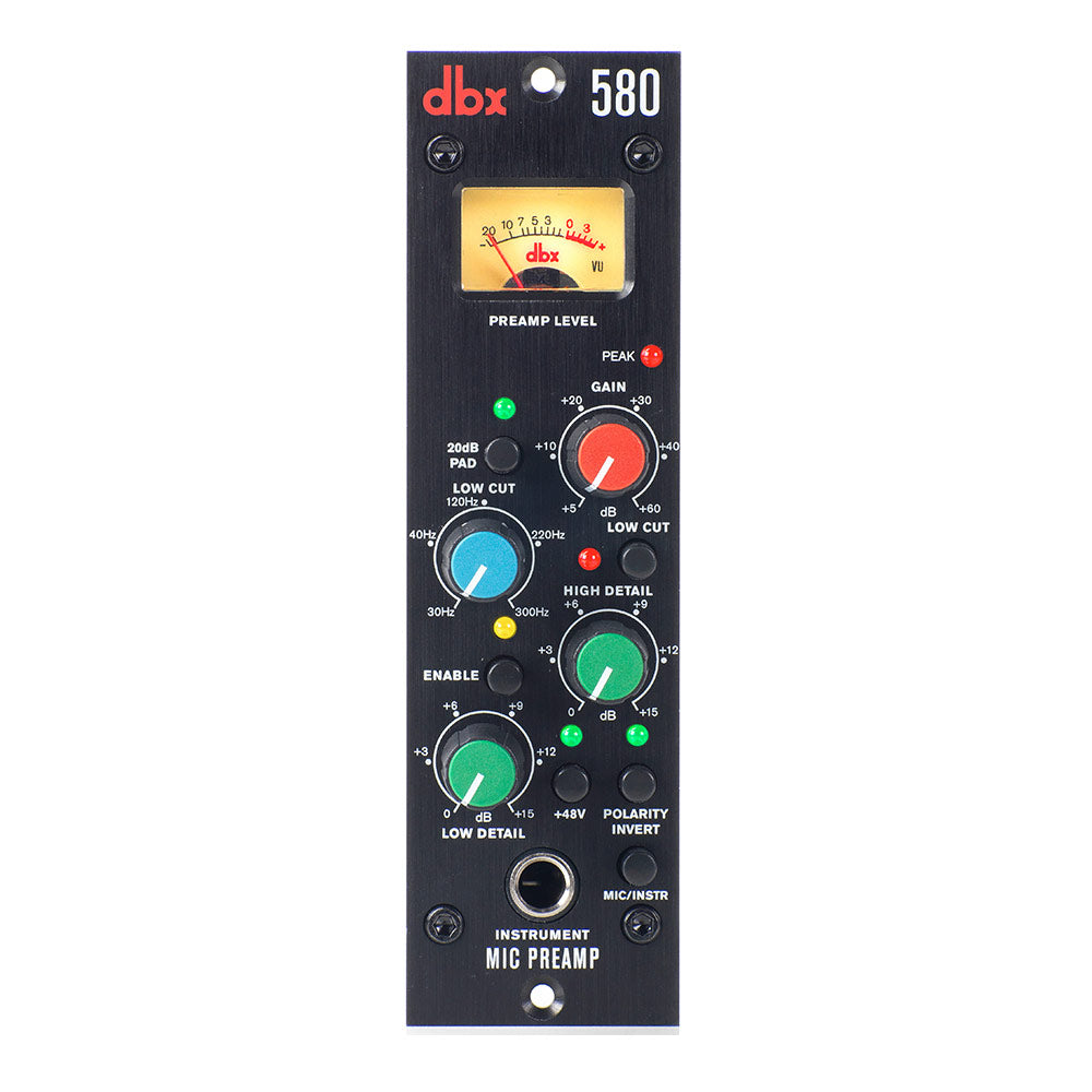DBX 580 Microphone Preamp 500 Series Module