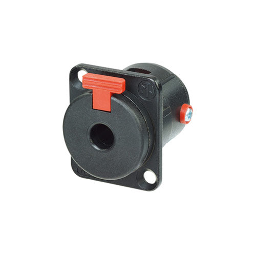Neutrik NJ3FP6P-BAG D Series 1/4" Stereo Locking Connector (Black/Silver Contacts)