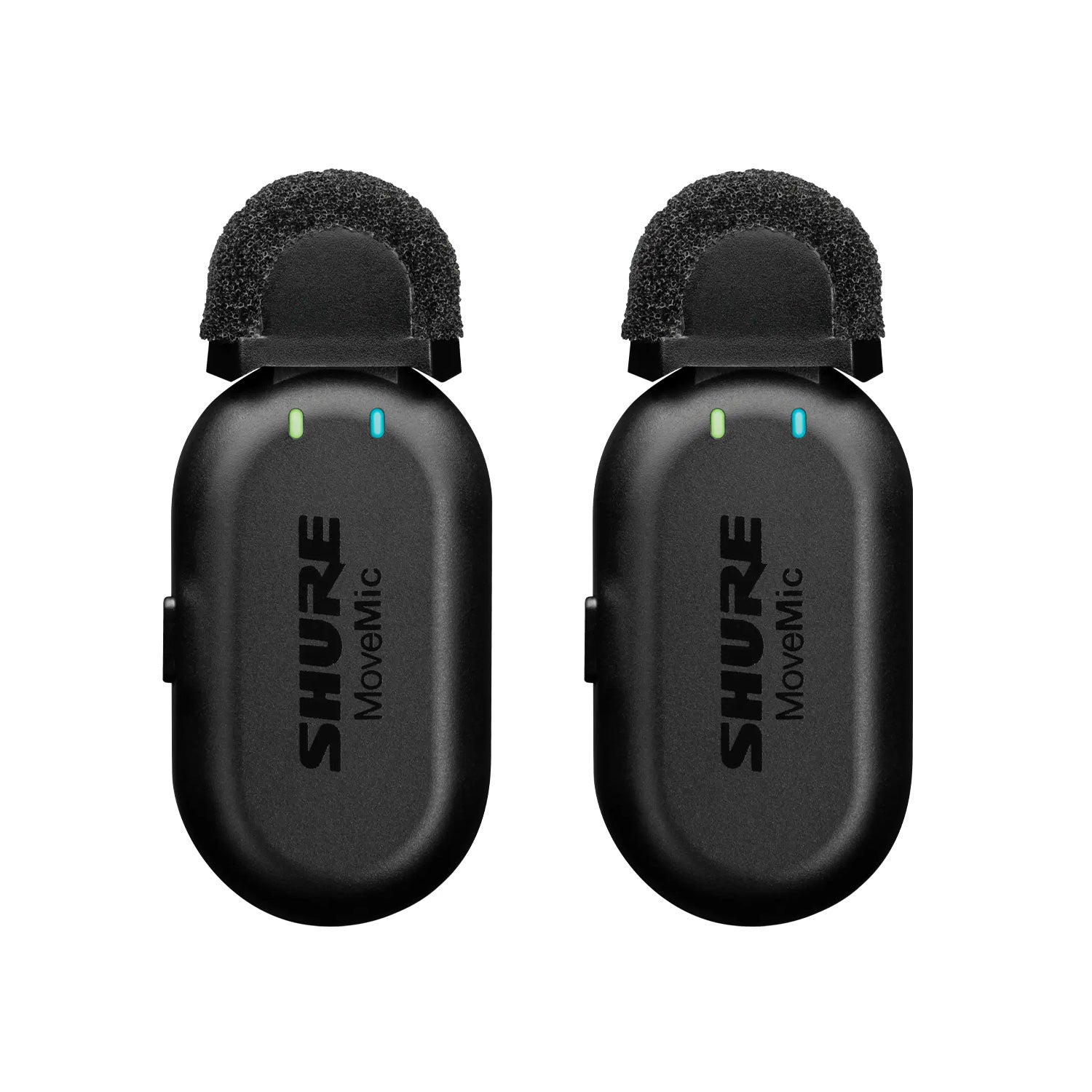 Shure MoveMic Two Receiver Kit - Dual Lavalier Wireless System with Shoe Mount Receiver
