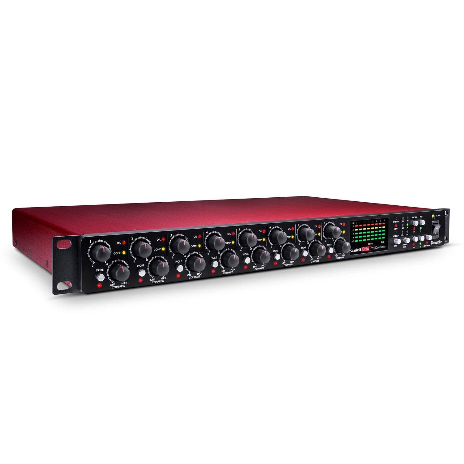 Focusrite Scarlett OctoPre Dynamic 8-Channel Microphone Preamplifier with ADAT Output