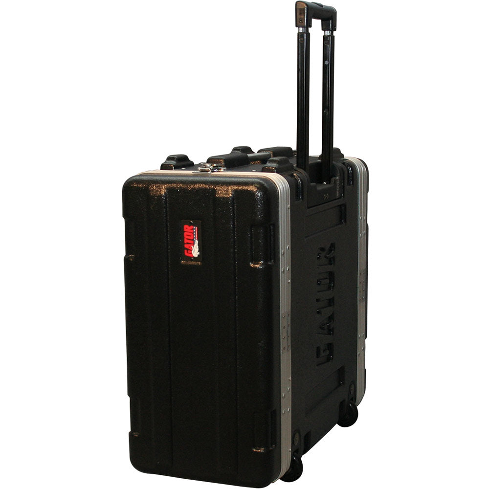 Gator GRR-4L Rolling ATA Style 4U Deluxe Polethylene Rack with Front and Rear Rack Rails