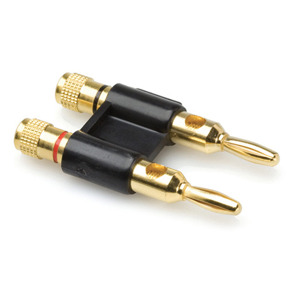 Hosa BNA-260BK Dual Banana Connector, Black