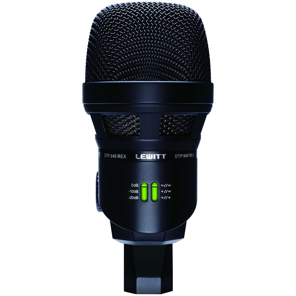 Lewitt Audio DTP-640-REX Microphone w/ Back-Electret & Dynamic Capsule