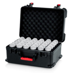 Gator GTSA-MIC30 Case W/ Drops For Thirty (30) Mics