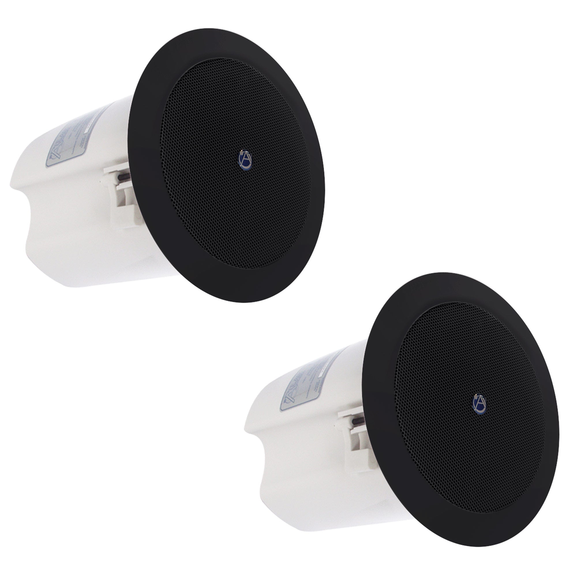 AtlasIED FAP40T-B - 4-Inch In-Ceiling Loudspeaker with Transformer (Black)