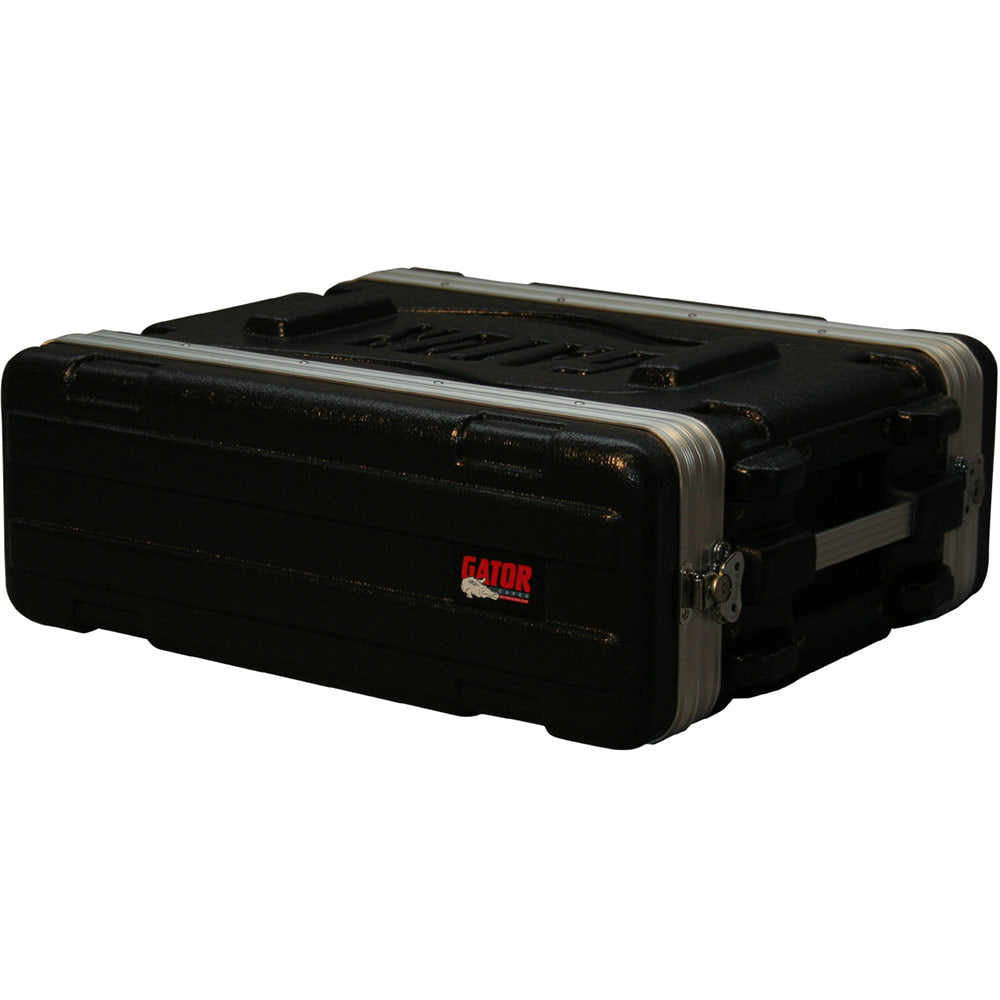 Gator GR-3S ATA 3-Space Shallow Polyethylene Rack with Front and Rear Rack Rails