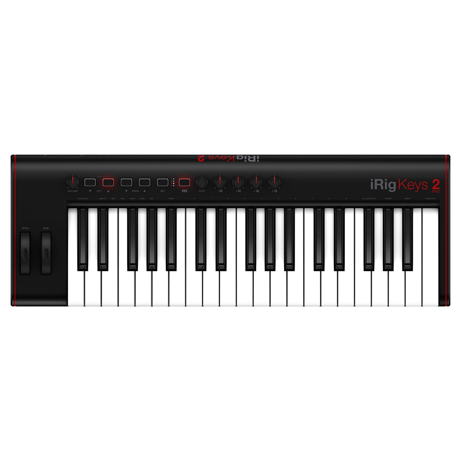 IK Multimedia iRig Keys 2 Pro - Full-Size 37-Key MIDI Controller for iOS or Mac/PC