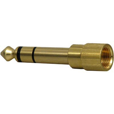 AKG 0018E0335 - 1/8" to 1/4" Gold Screw-On Headphone Adapter