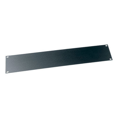Middle Atlantic PHBL-1 - One Space Flat Aluminum Blank Plate - Black