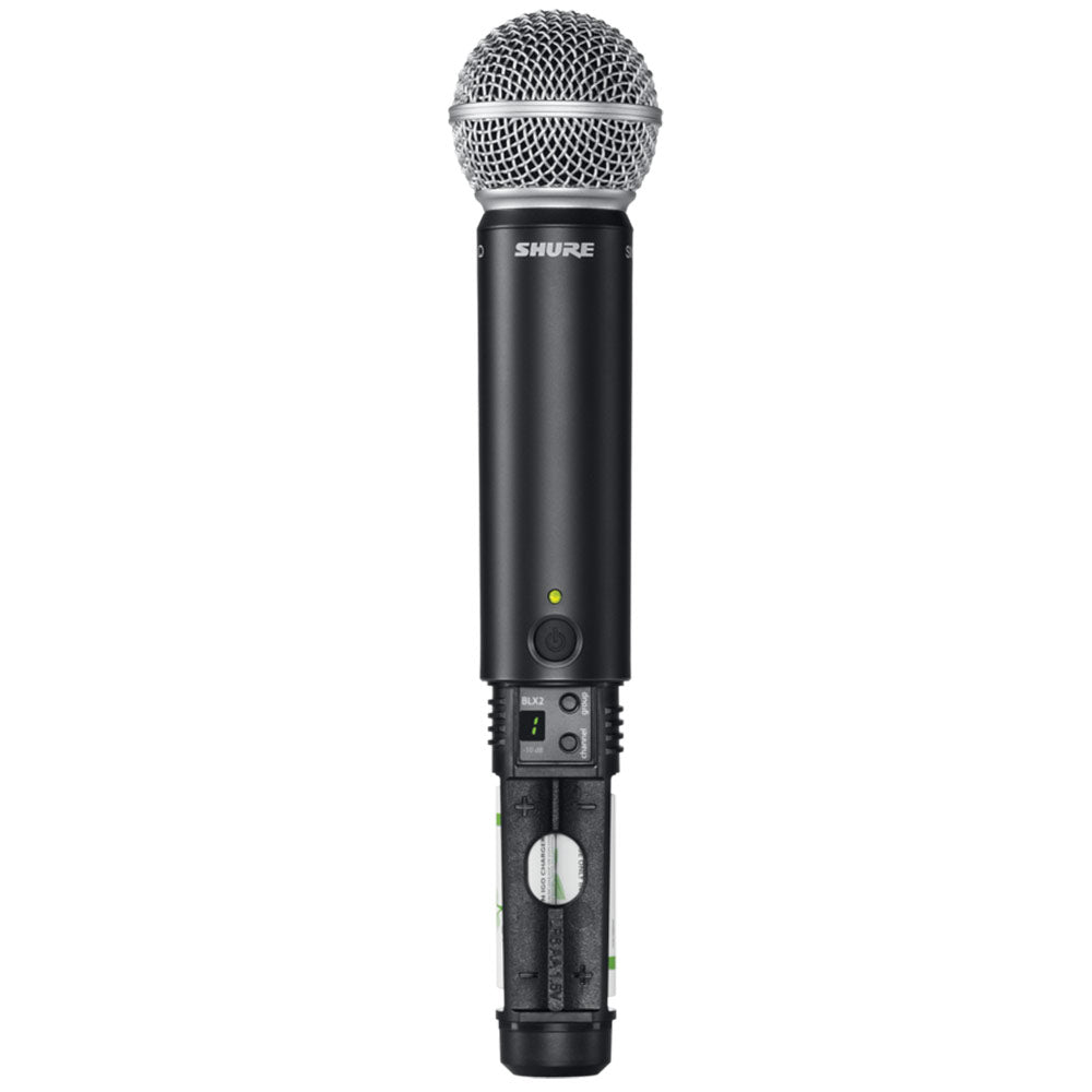 Shure BLX288/SM58-H10 Wireless Dual Vocal System with Two (2) SM58 (H10 Band - 542-572 MHz)
