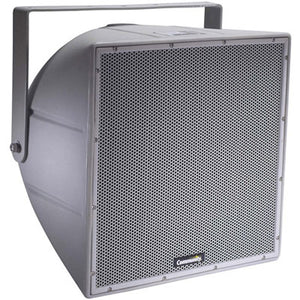 Community R.5COAX66T R Series 2-Way 12" 200 Watt 70/100V Coaxial All Weather Loudspeaker - Grey