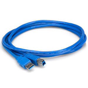 Hosa USB-306AB SuperSpeed USB 3.0 Cable, Type A to Type B, 6 feet