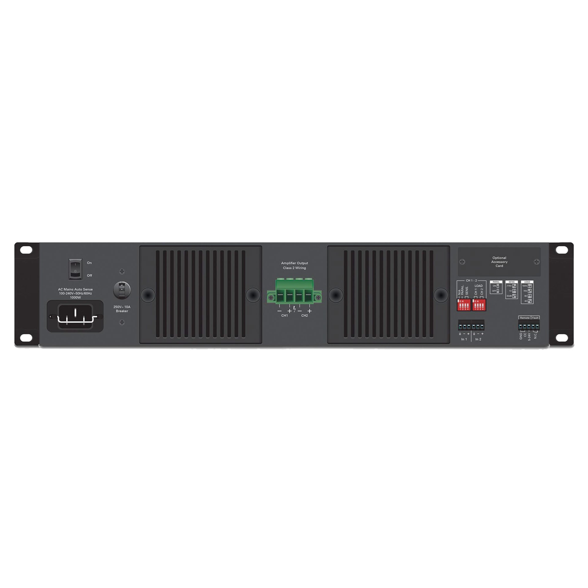AtlasIED HPA1302 - Dual-Channel 1300-Watt Commercial Amplifier
