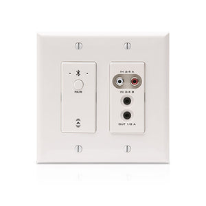 Attero Tech by QSC unD6IO-BT - Dante Wall Plate Audio Interface with Bluetooth