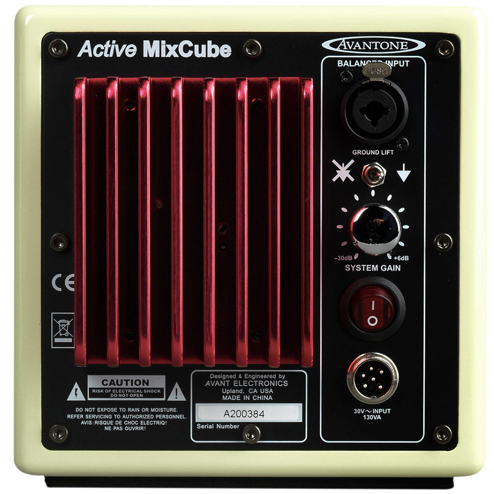 Avantone MixCube Powered Full-Range Mini Reference Monitor (Creme / Active) - Single