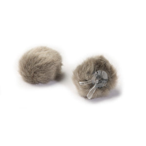 DPA Microphones AIR1-GRAY-L - AIR1 Universal Miniature Fur Windscreen (Gray / Large / Pair)