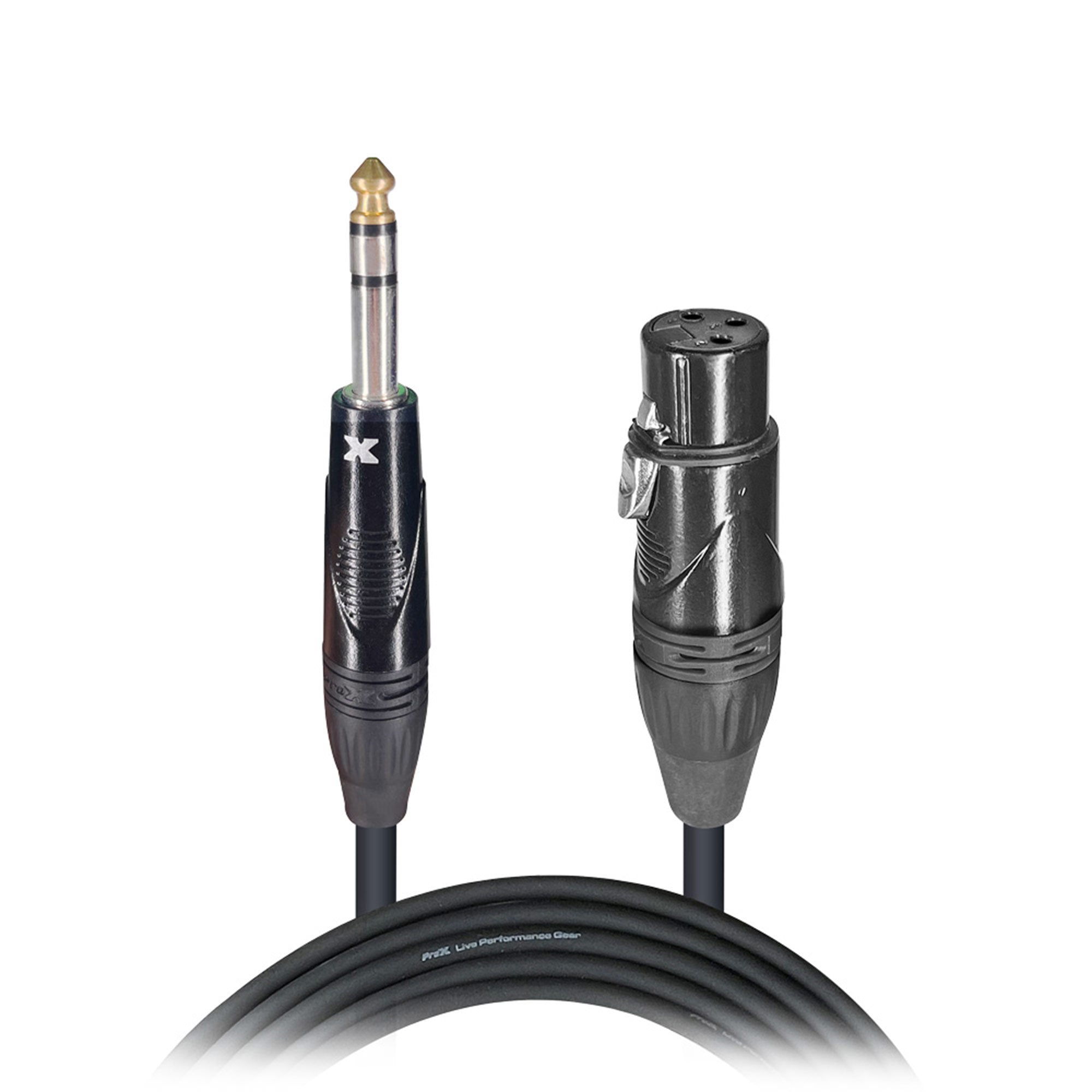 ProX XCSXF05 5FT. 1/4" TRS Balanced To XLR-F Cable