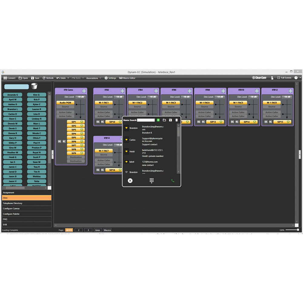 Clear-Com DYNAM-EC-1-HX - Dynam-EC Control and Matrix Software License for Eclipse HX