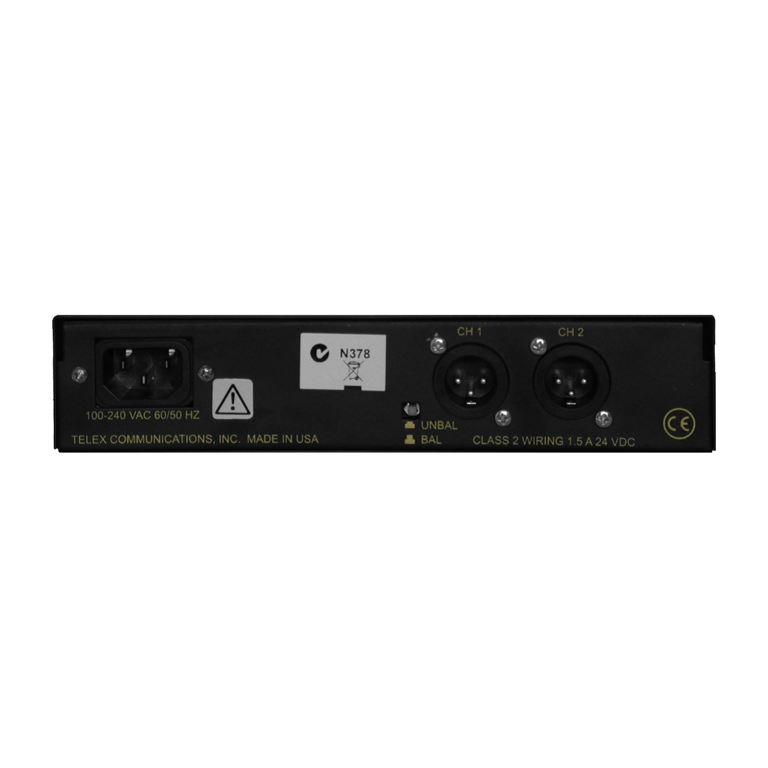 Telex AudioCom PS-2001L - 2-Channel Power Supply for IFB Systems
