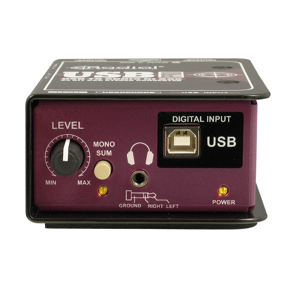 Radial Engineering USB-Pro Stereo USB Laptop Direct Box