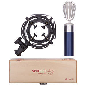 Schoeps V4 USM SET B Condenser Microphone Set (with USM Mount/Blue)