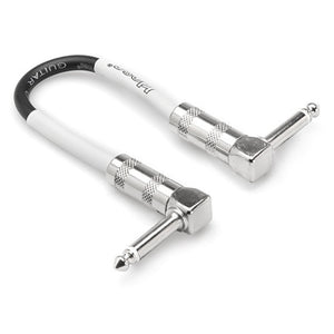 Hosa CPE-606 Guitar Patch Cable, Hosa Right-angle to Same, 6 inches