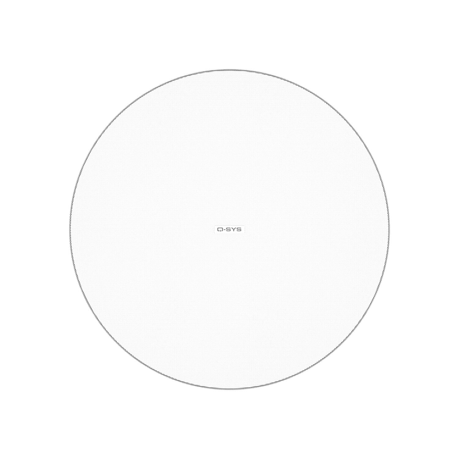 QSC AD-C245C-WH - Zero Collar Adapter Ring and Grille for AcousticDesign Series (10 Pack)