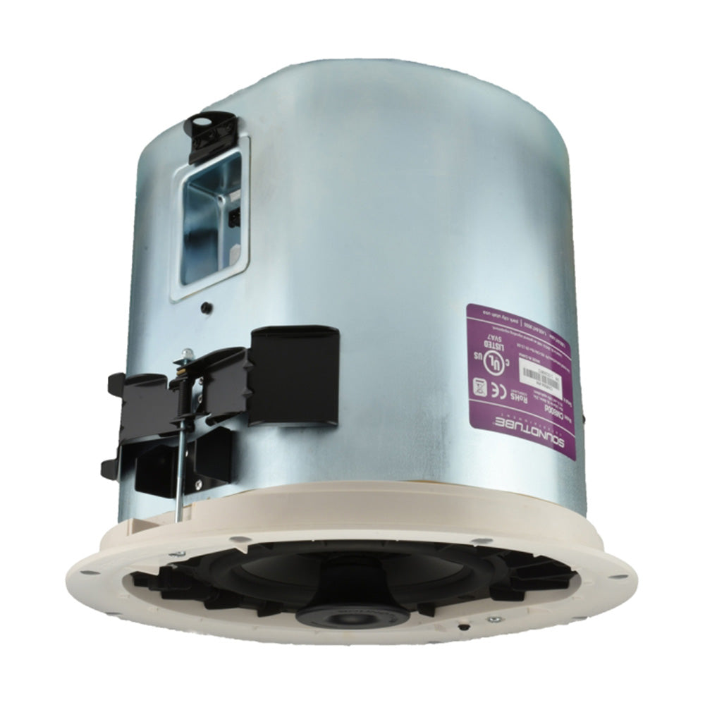 Soundtube CM1001D-T-BK - 10-Inch In-Ceiling Subwoofer with Deep Can and Transformer (Black)