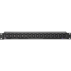 ART P16 Rackmount 16 Point XLR Patch Bay/Input Panel