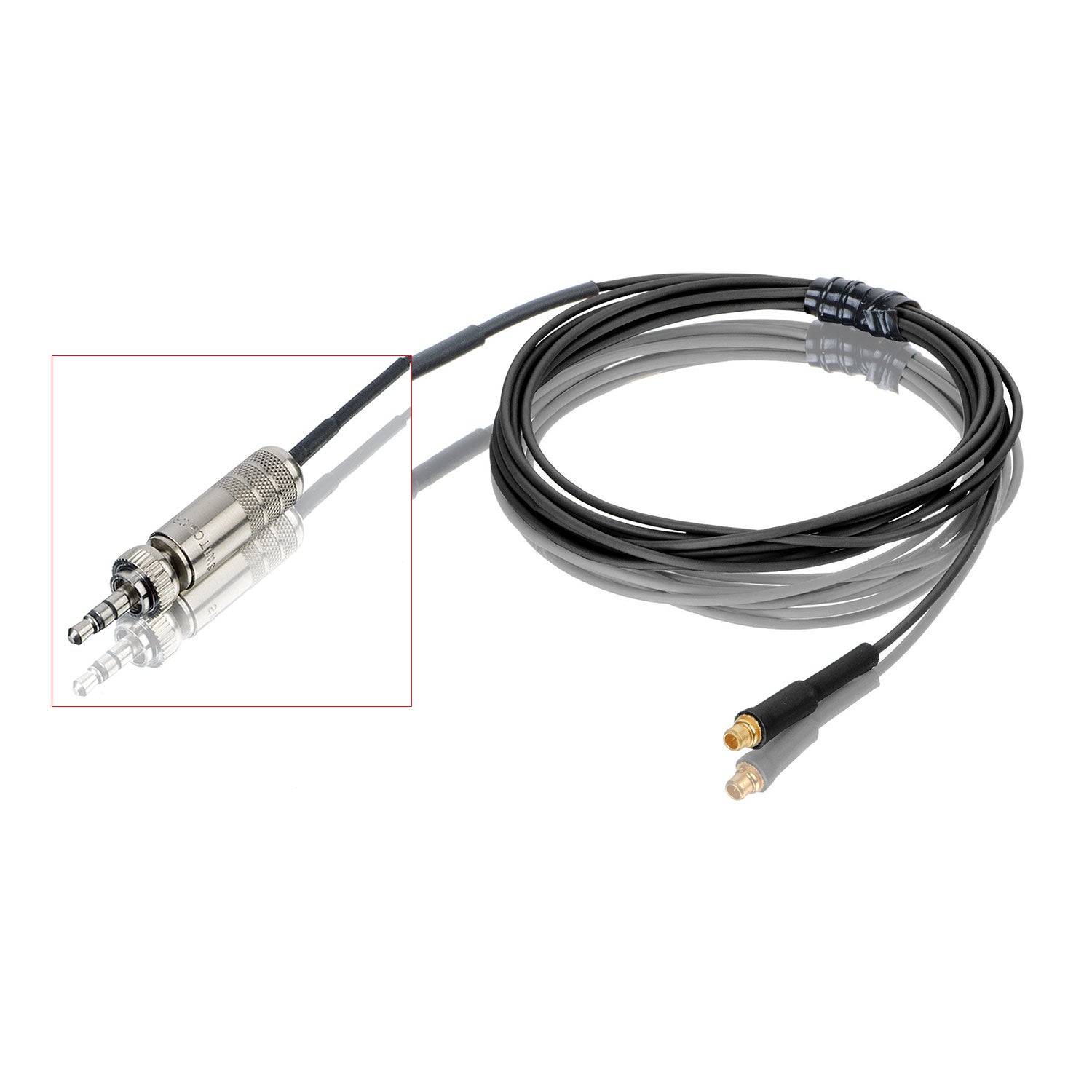 Countryman E6i Earset Microphone (Standard Sensitivity/Black/1mm Cable/Sennheiser Evolution)