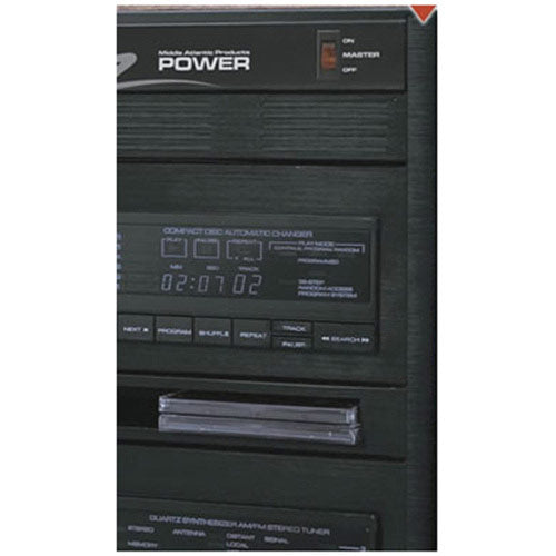 Middle Atlantic TA 45RU Trim Strip - Black Brushed and Anodized Finish