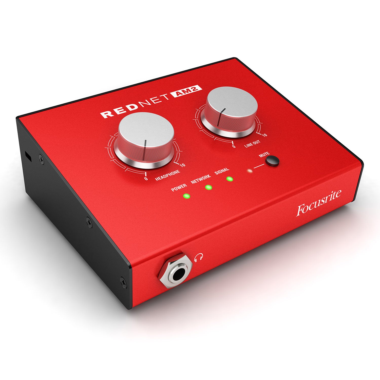 Focusrite Rednet AM2 Stereo Dante Headphone Amplifier and Output Interface