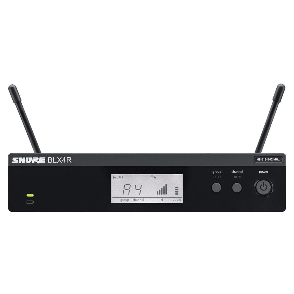 Shure BLX4R Rackmount Wireless Receiver (J11 Band - 596-616 MHz)