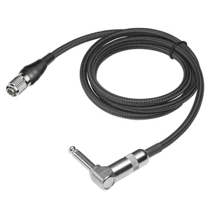 Audio-Technica AT-GRcH PRO - Professional Guitar Input Cable for Wireless (3')