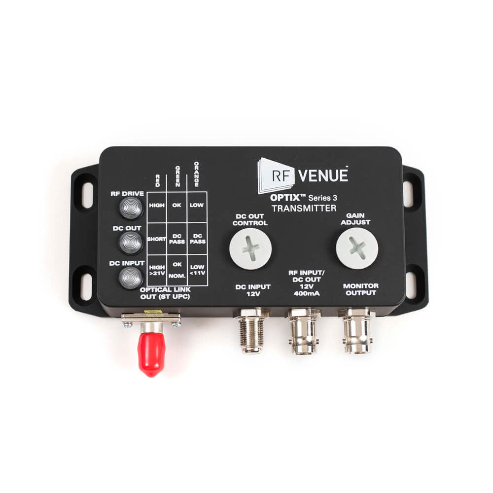 RF Venue Optix Series 3 - Dual Channel RF Over Fiber Kit