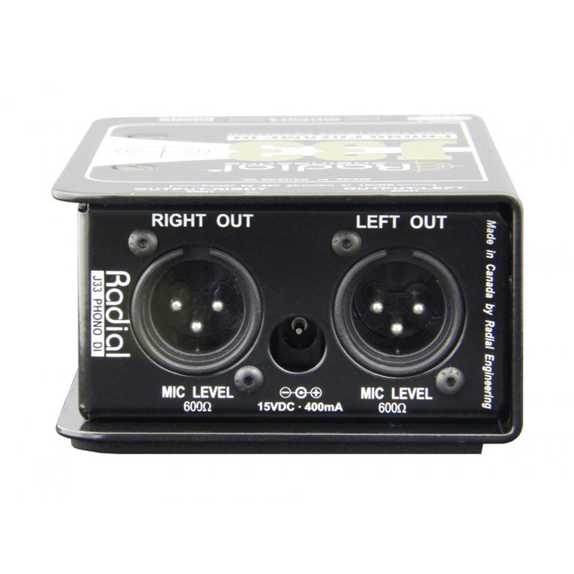 Radial Engineering J33 Active Combination Stereo RIAA Turntable Pre-Amp and Direct Box