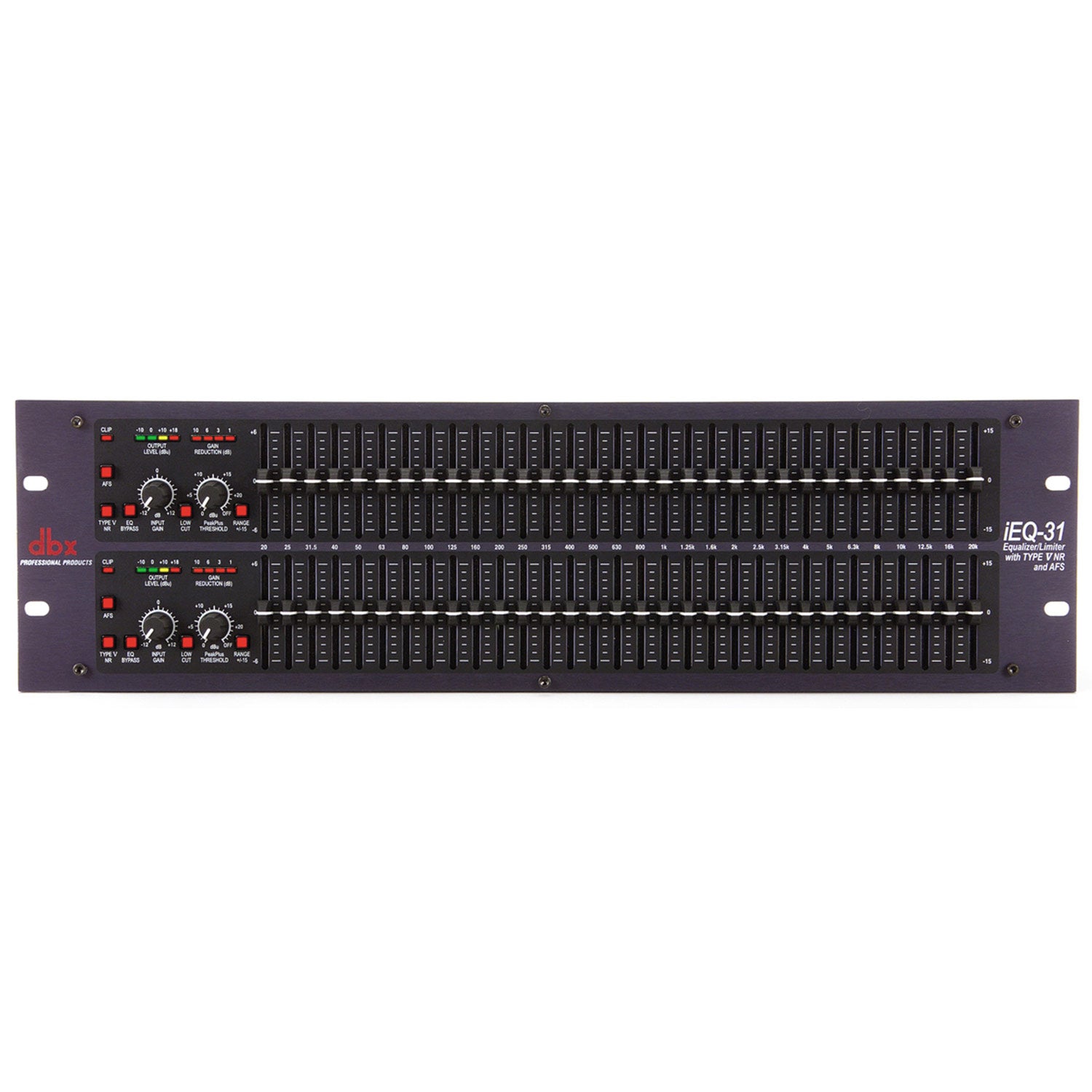 DBX iEQ31 - Dual 31-Band Graphic EQ / Limiter with Type V NR and AFS