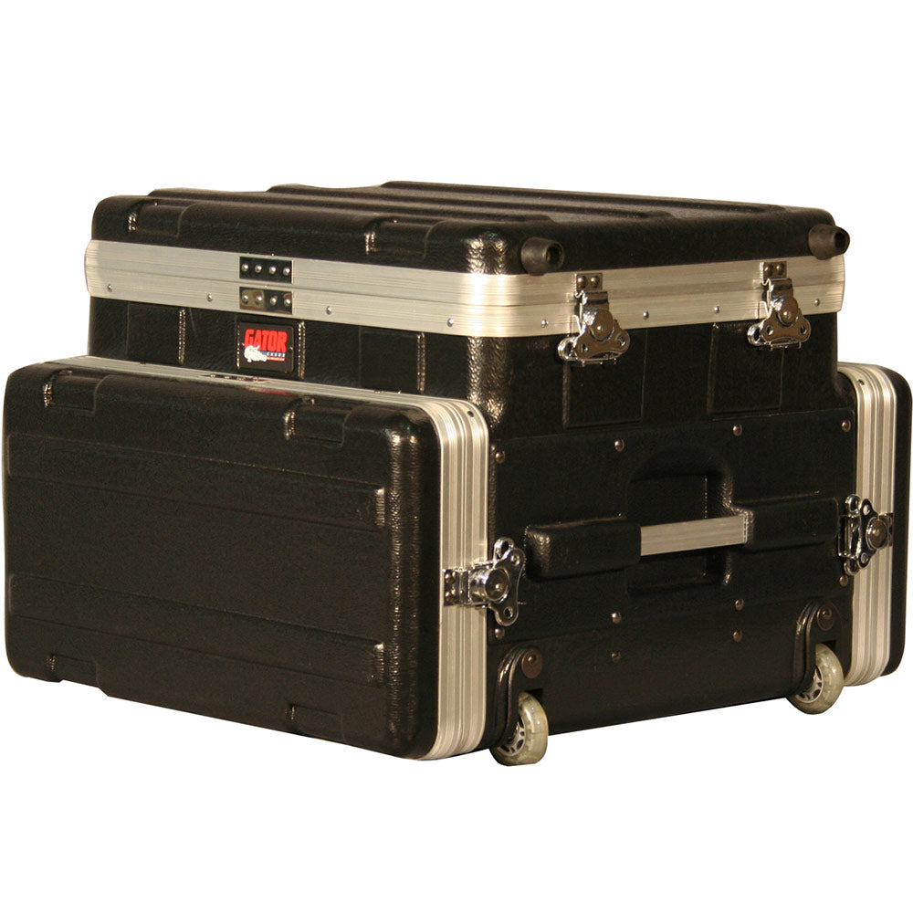 Gator GRC-STUDIO4GO-W Rolling ATA Style Polyethylene Case for Laptop or Mixer over 4U Rack
