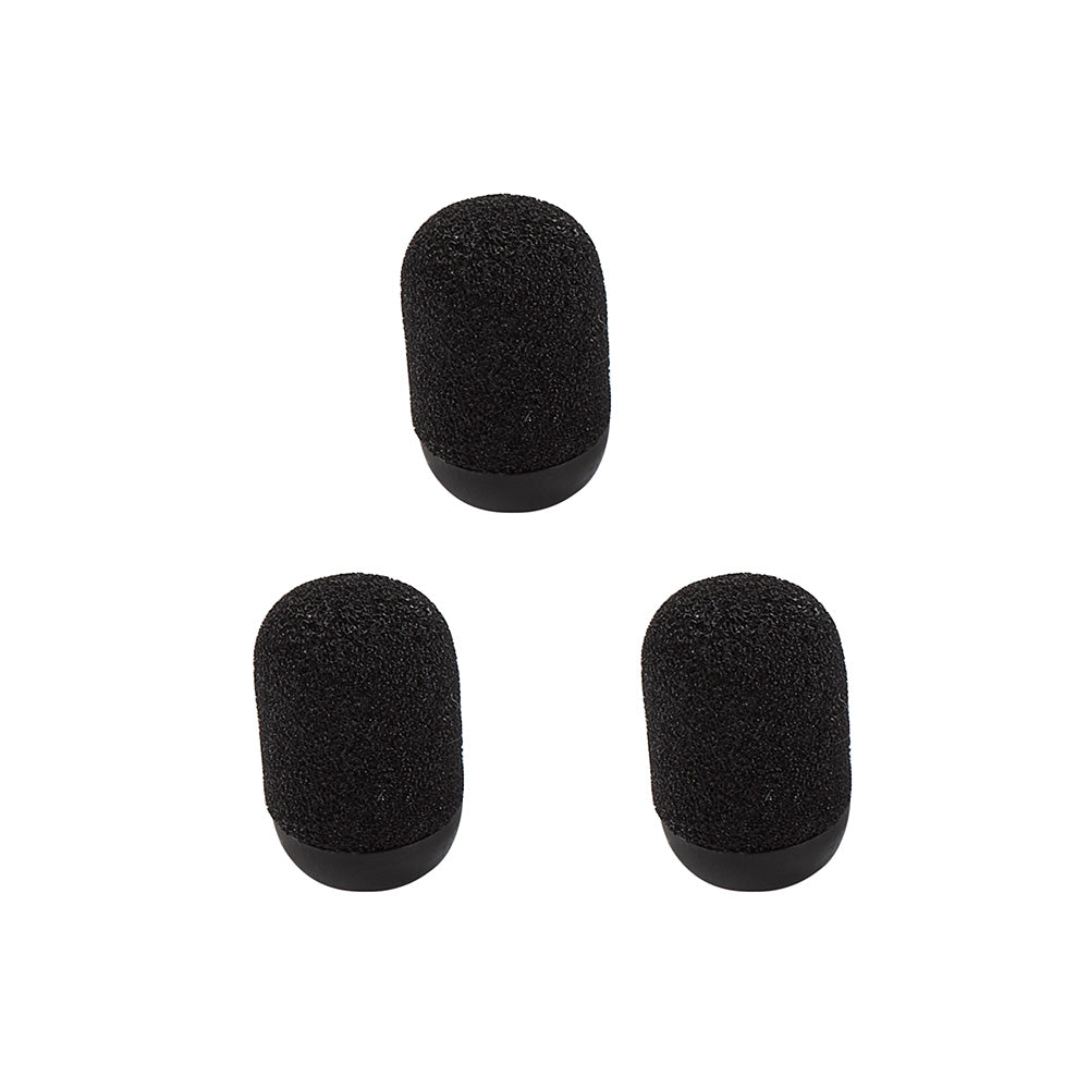 Shure RPMUL4SFWS/B - Snap Fit Windscreens for UL4 Lavalier (Black / 3 Pack)