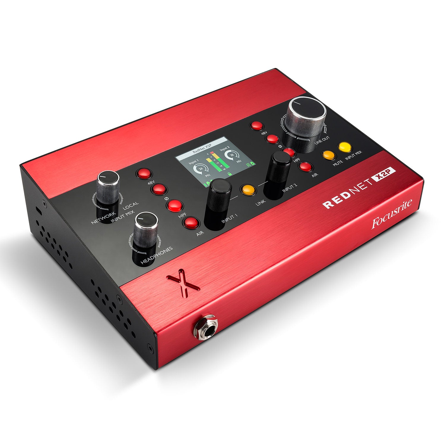 Focusrite RedNet X2P 2-Input/2-Output Dante Audio Interface